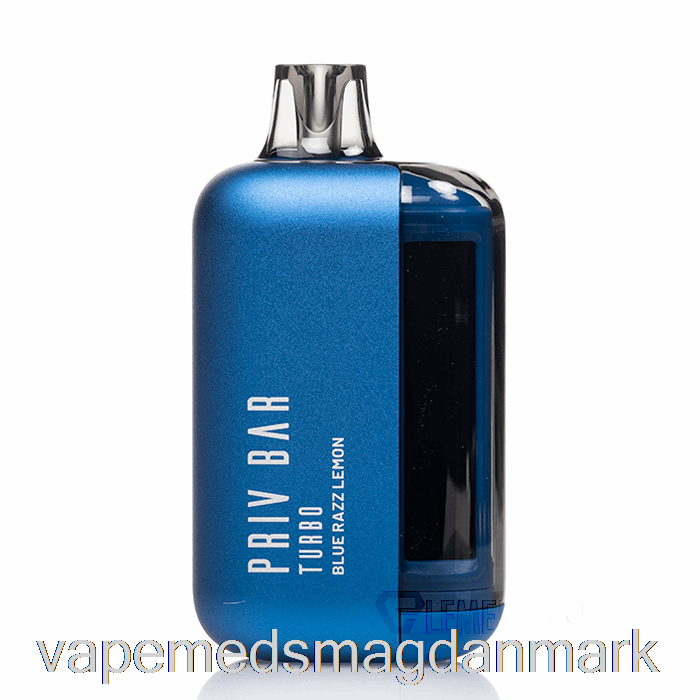 Vape Væske Smok Priv Bar Turbo 15k Engangs Blå Razz Citron